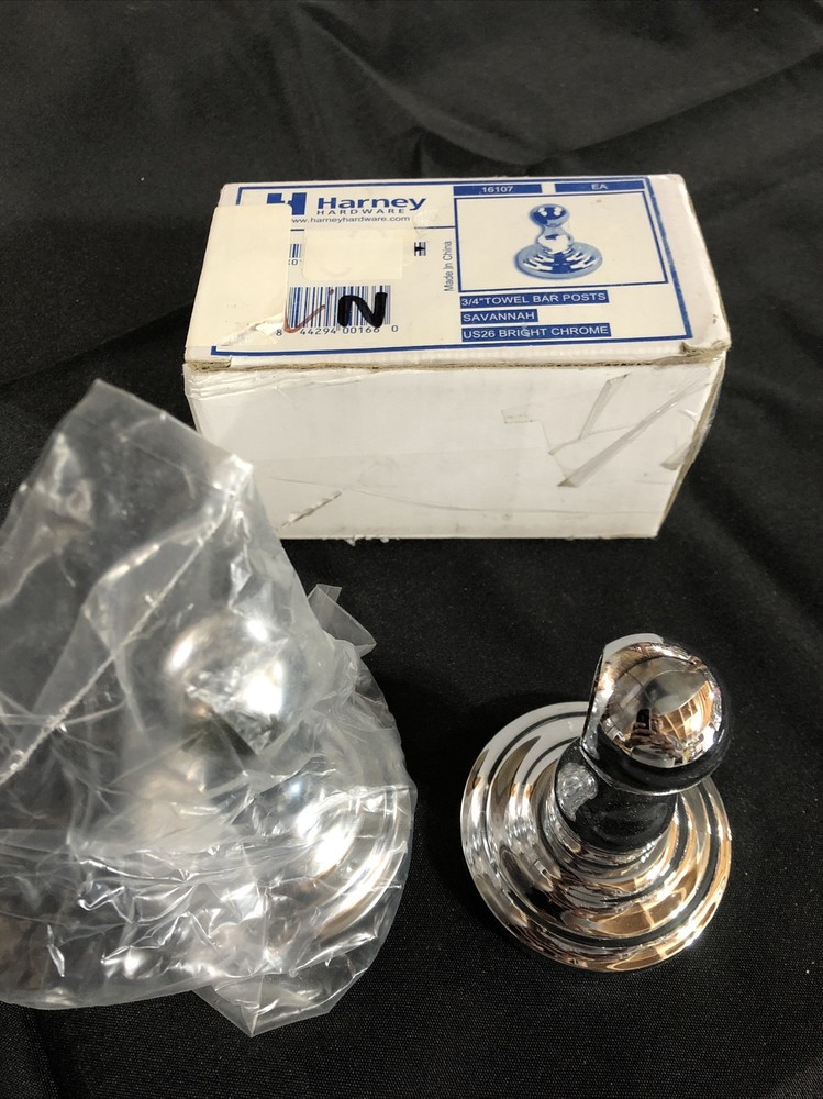 Harney 16107 Chrome Towel Bar Posts ( Posts Only )