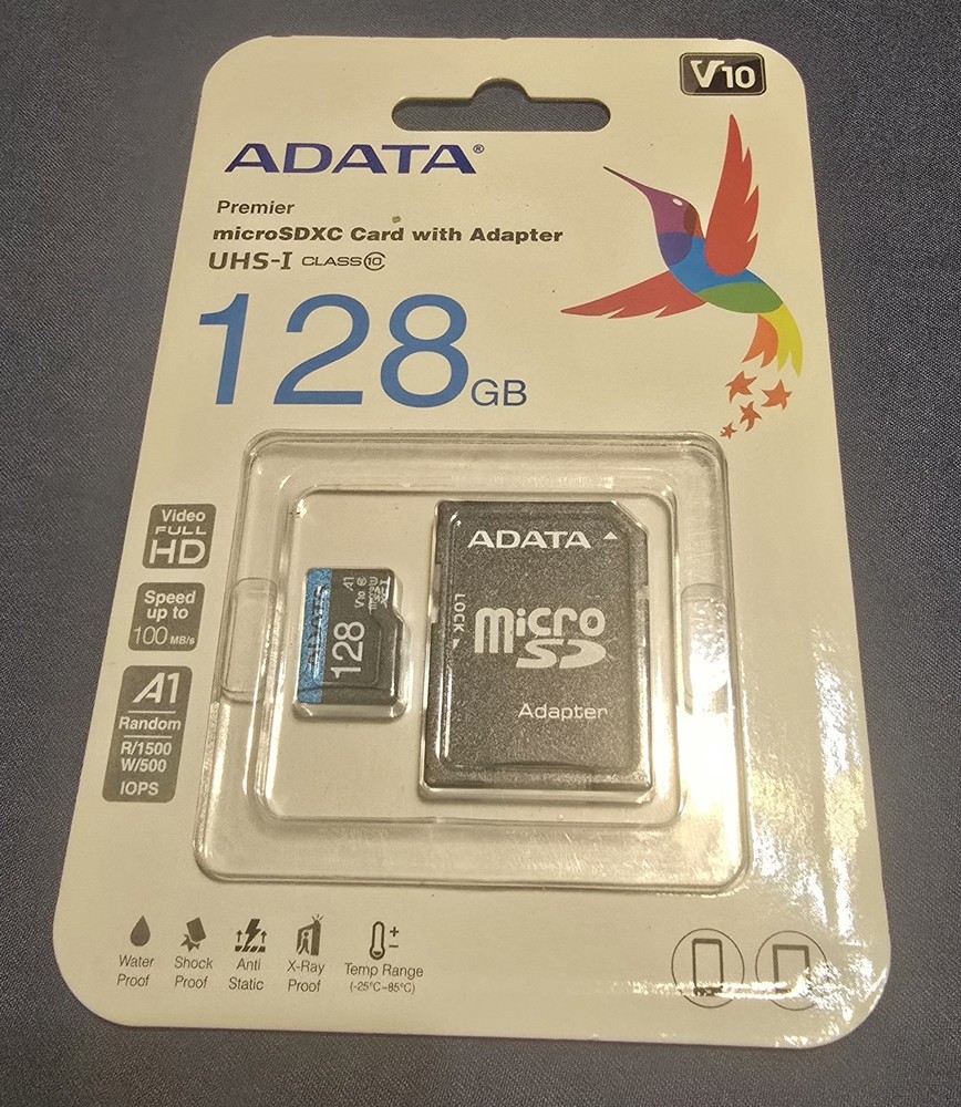 Adata 128 GB microSdxc Card With Adapter