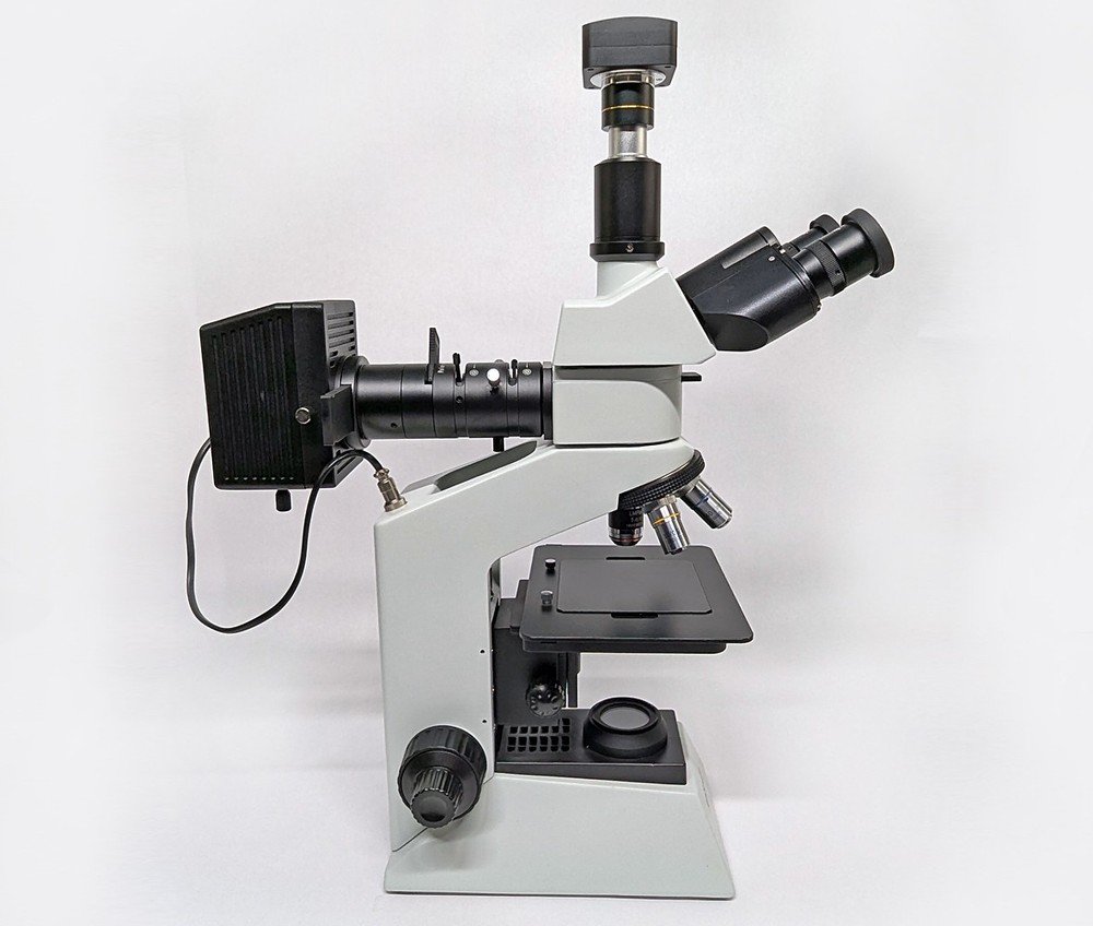 AmScope ME580 Trinocular Compound Microscope 500X Dual-Light w/ 5.1MP USB Camera