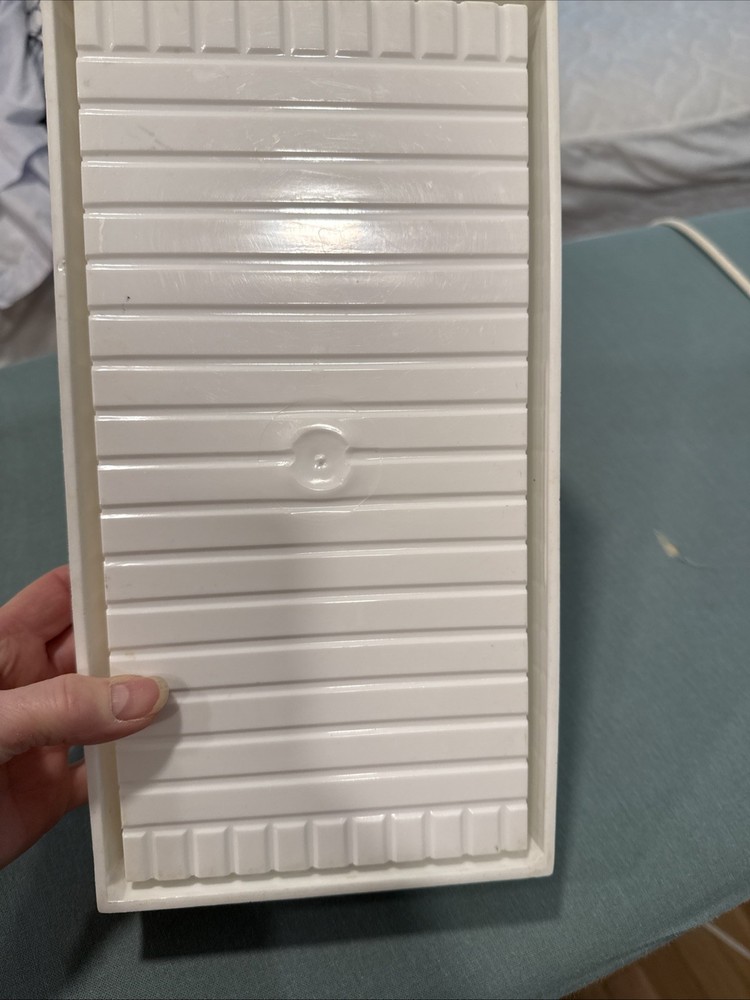 Vintage White Plastic Tissue Kleenex Box Cover