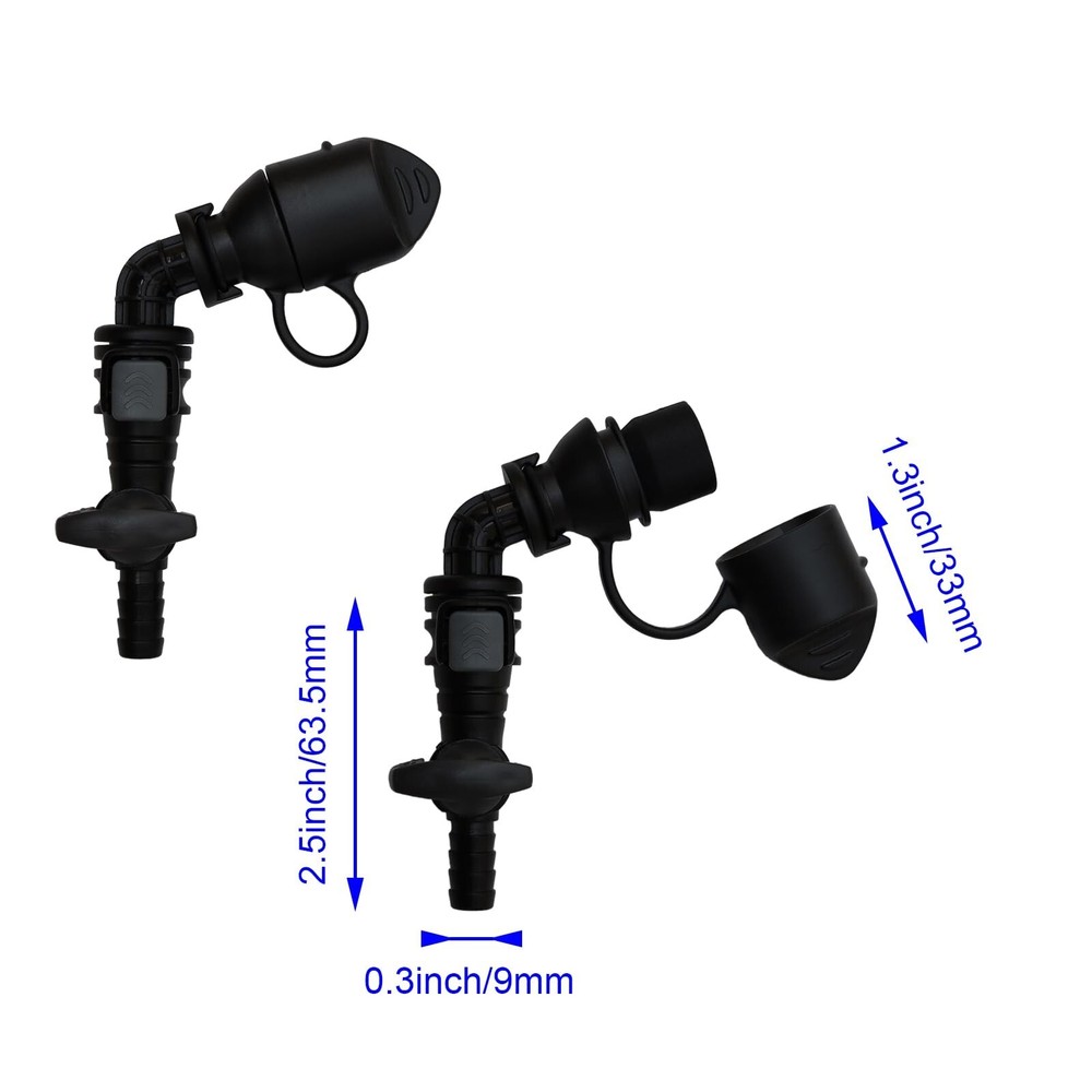 Hydration Bladder Bite Valve Replacement Mouthpiece Fit for Any Water Backpac...