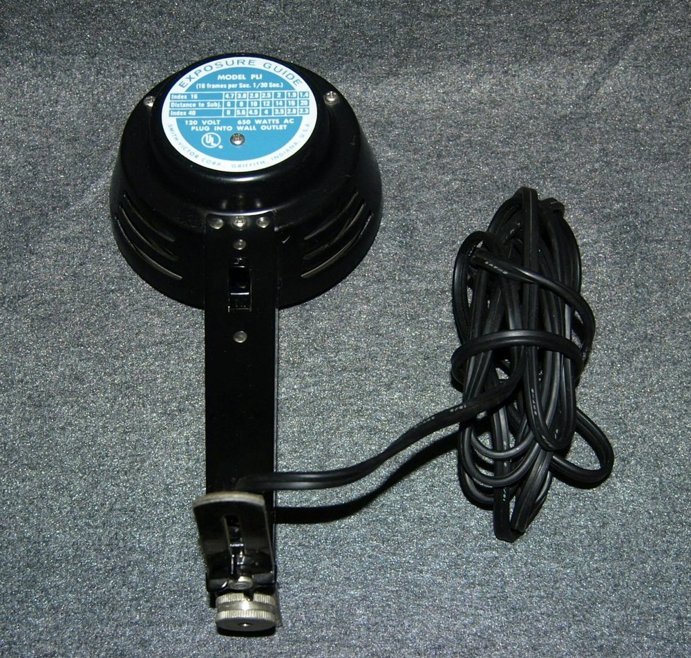 Vintage Smith Victor Model PL1 Camera Bottom Mount Light - VERY BRIGHT