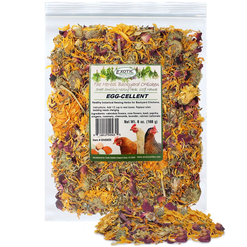 Egg-Cellent Healthy All-Natural Chicken Nesting Herbs (6oz)