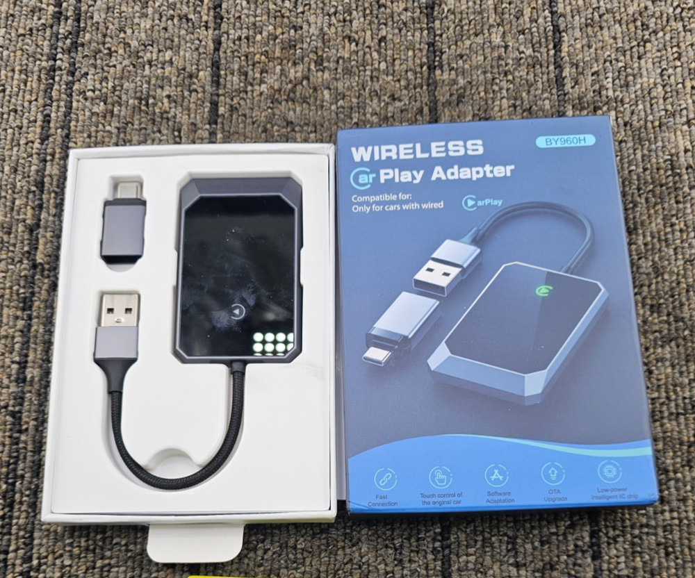 BY960H: Android Auto Wireless Adapter For Factory Wired Android Auto