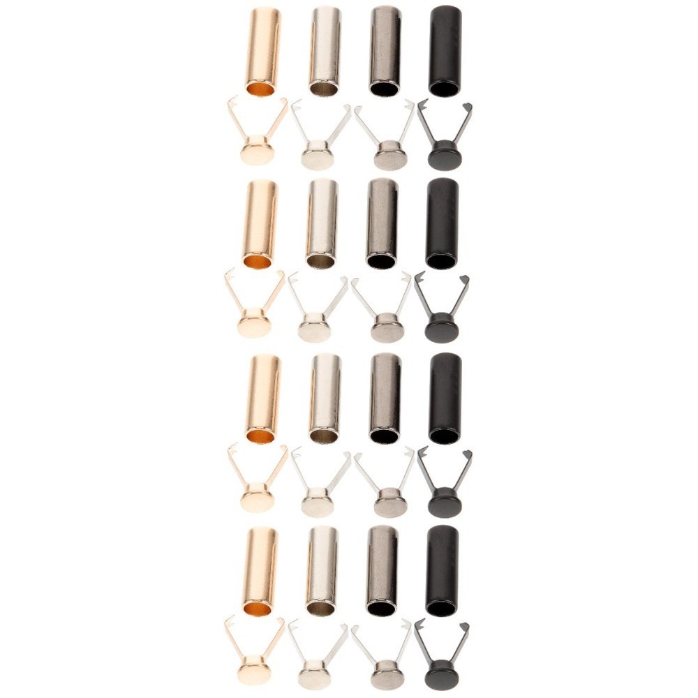 2 Pieces Metal Shoe Tip Protector Bootlace Ends Tips Replacement