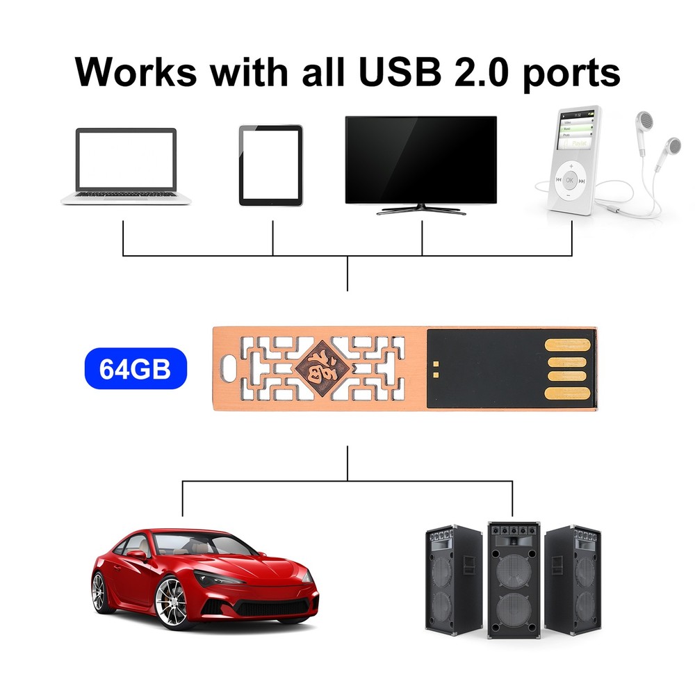 Metal USB Flash Disk Waterproof 2.0 Drive For Data Sharing New↑