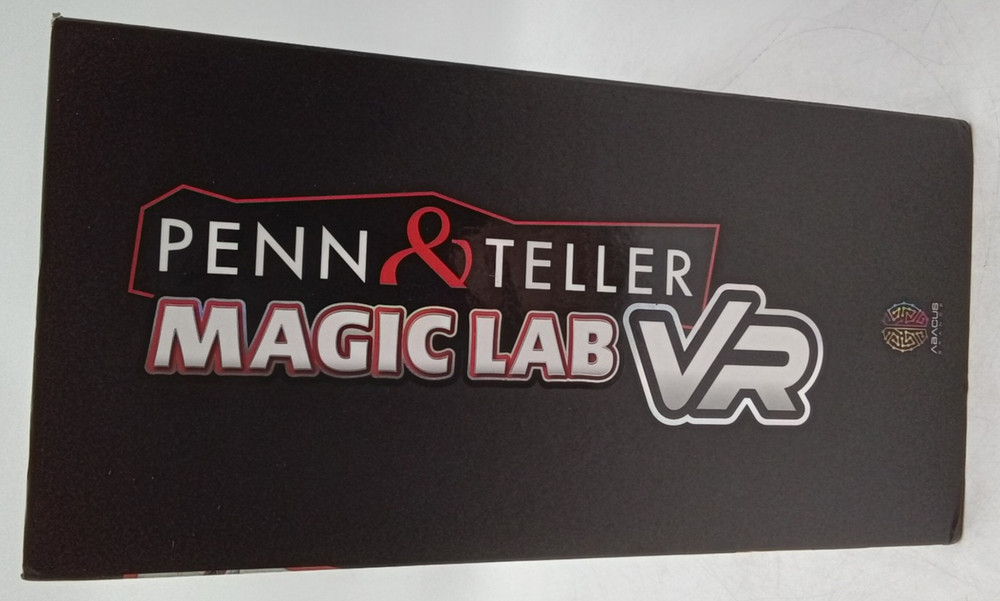 Penn & Teller VR Magic Lab Virtual Reality Kids Magic Book and Interactive