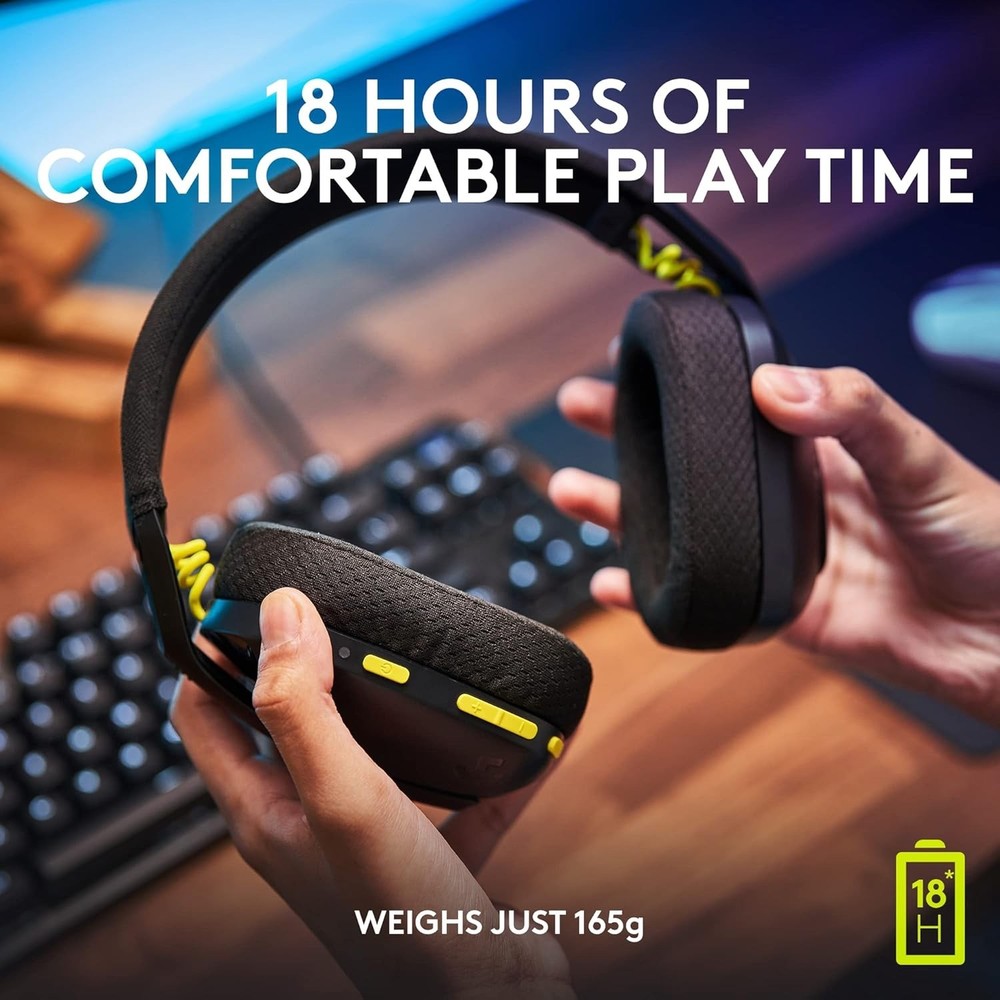 Logitech G435 LIGHTSPEED Wireless Bluetooth Gaming Headset PC PS4 PS5 Nintendo