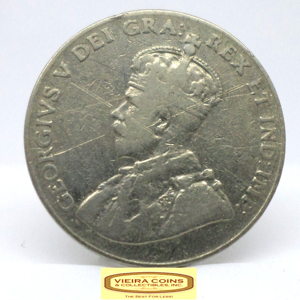 1927 Canada 5 Cents - #C35584NQ