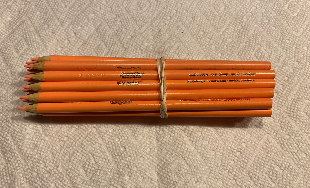 (20) Crayola Colored Pencils (cantaloupe) BULK