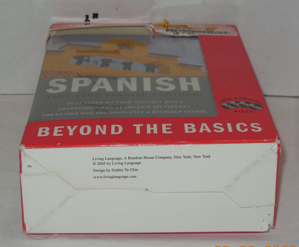 Living Language Spanish Beyond The Basics 4 CDs Complete