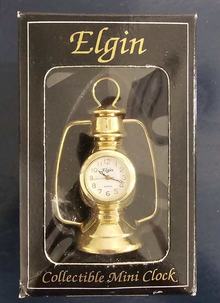 Elgin Quartz Miniature Lantern Clock
