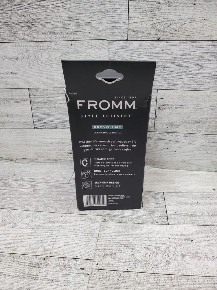 Fromm ProVolume 2.5" Self-Grip Ceramic Ionic Thermal Hair Rollers, 2 Count