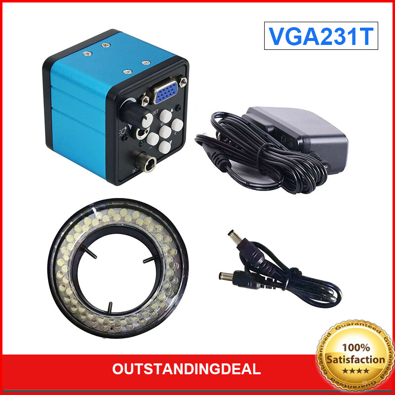 VGA231T VGA 2MP Industrial Camera Microscope Camera W/ LED Light For Maintenance