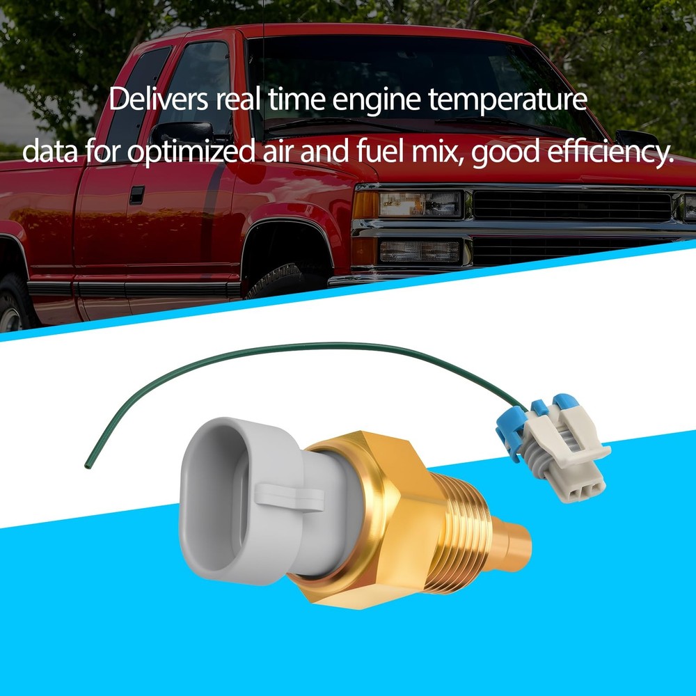 213-77 Engine Coolant Temperature Sensor with Connector Pigtail Harness Kit...
