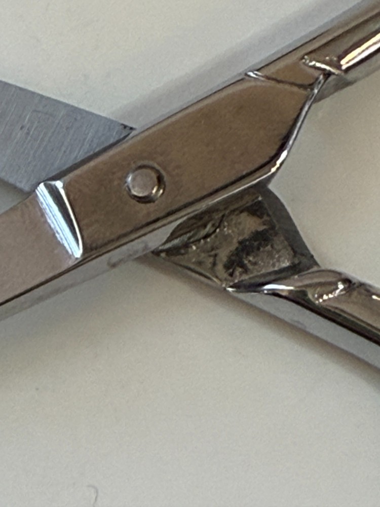 Gingher italy 4" Curved Scissors with sheath Excellent sharp