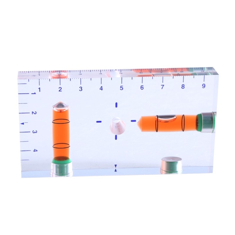 Essential Leveling with Clear Housing & Precisions Liquid Small Leveling Tool