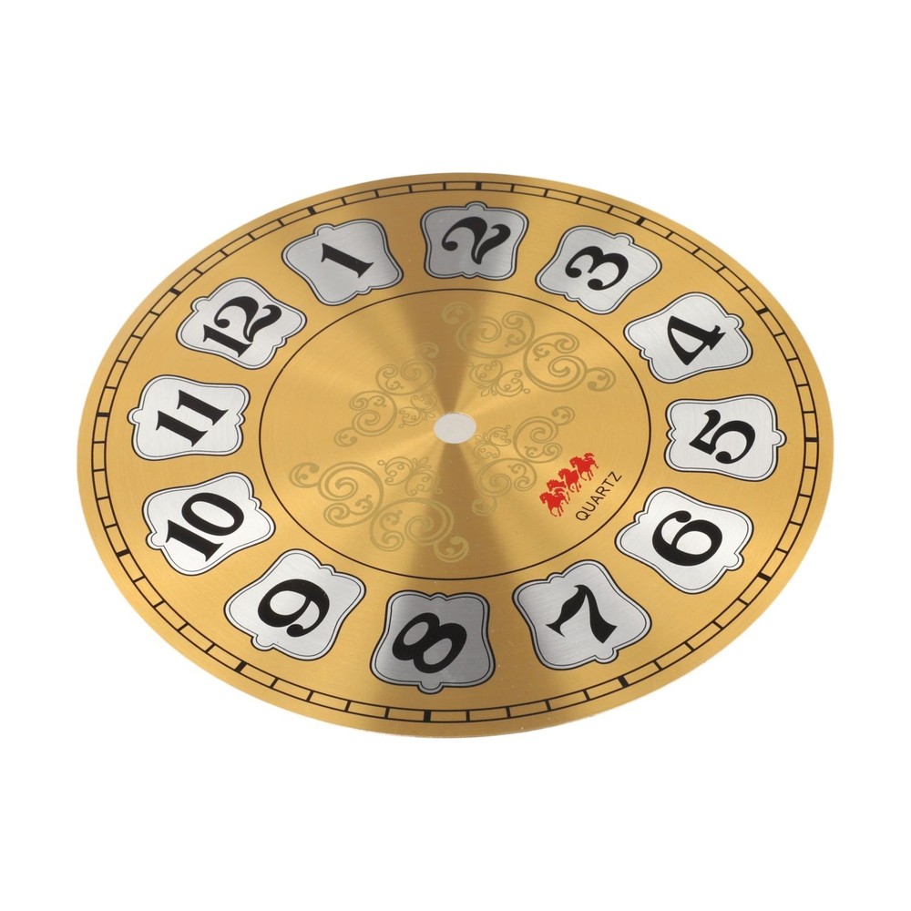 DIY Clock Face Aluminium Wall Clock Creative Application Elegant Design
