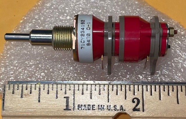 Grayhill CONCENTRIC Rotary Switch - 2 Deck / 1 Pole 12 Pos per deck with Knobs