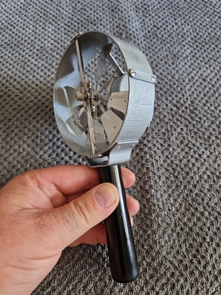 Vintage USSR Soviet Handheld Anemometer Wind Speed Meter