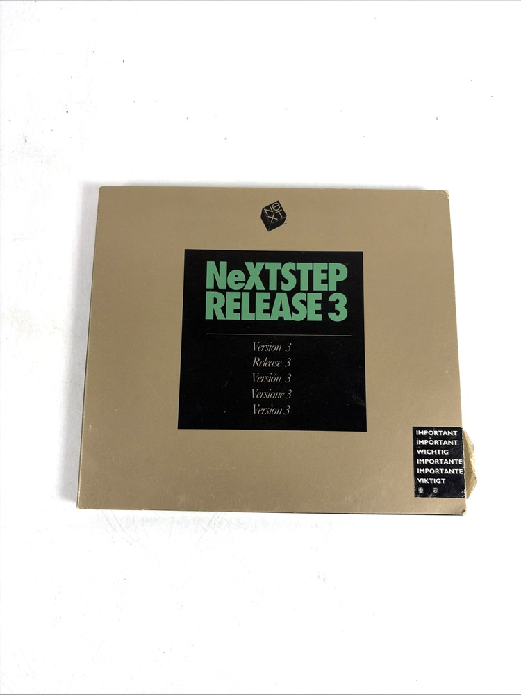 NeXTSTEP 3.0 User 68K  Operating System Developer tools Worlds 1st Software CD