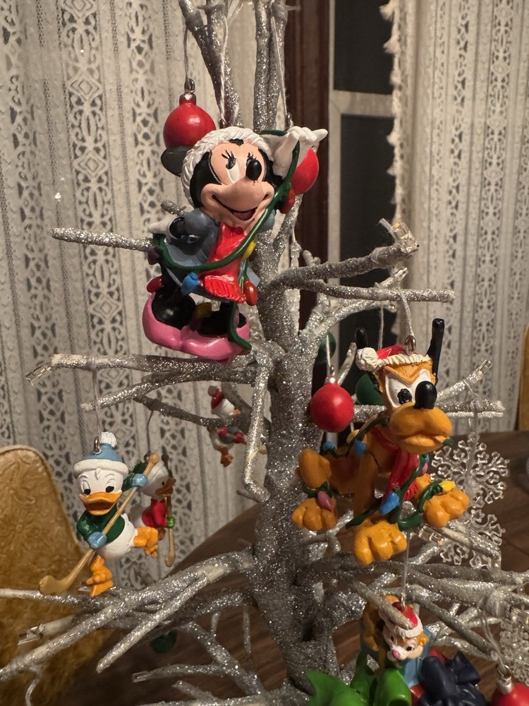 Disney Illuminated Glitter Christmas Tree 13"