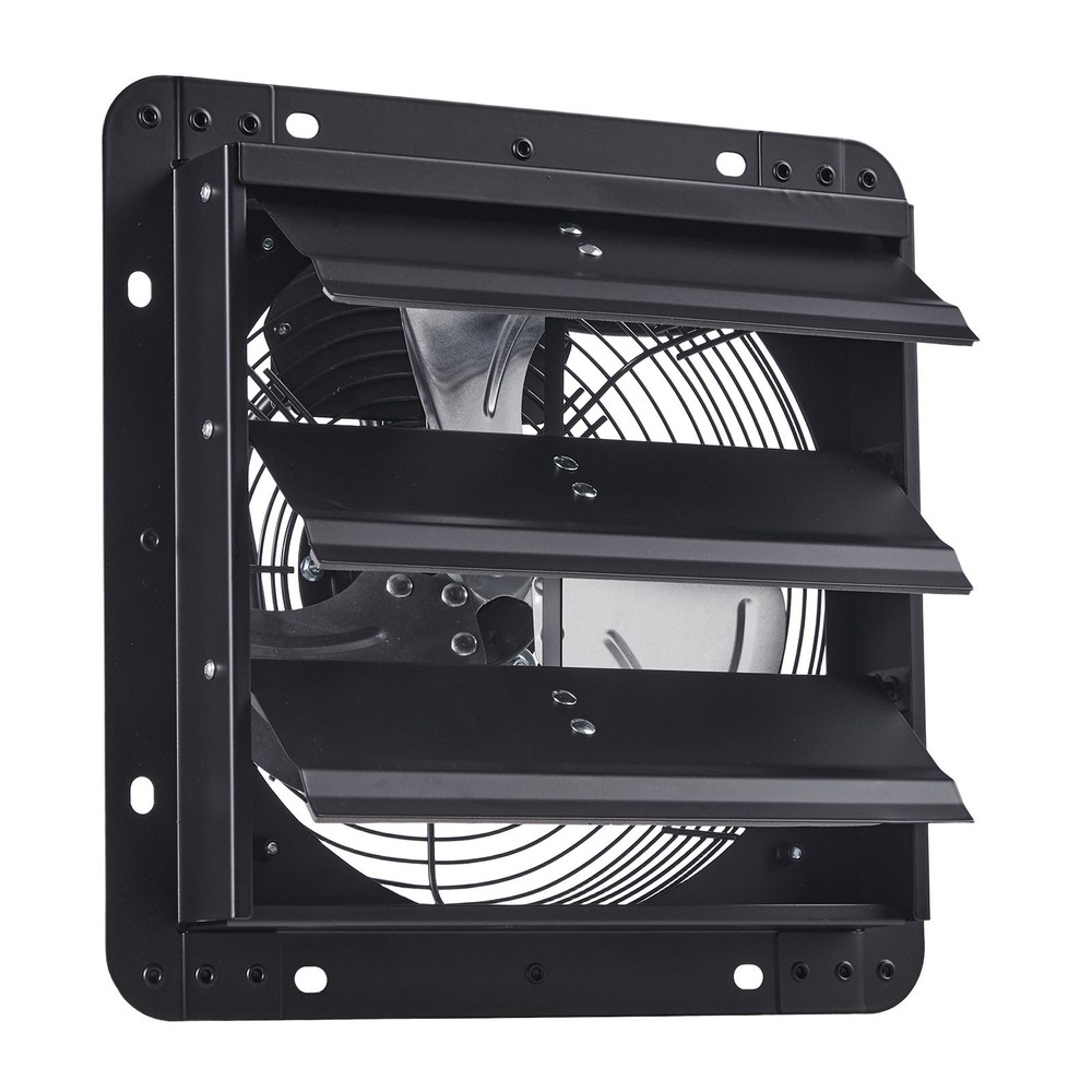 10 inch Shutter Exhaust Fan Wall Mounted Attic Vent Fan Variable Speed Con
