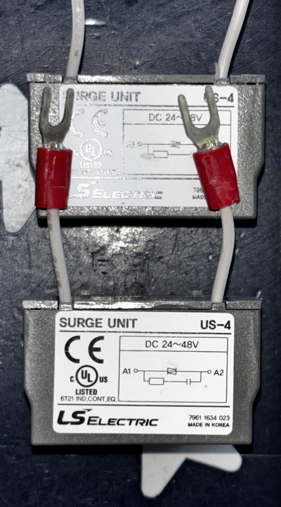 Two Pieces LS Electric US-4 Surge Protector Unit DC24 - 48V TWO UNITS