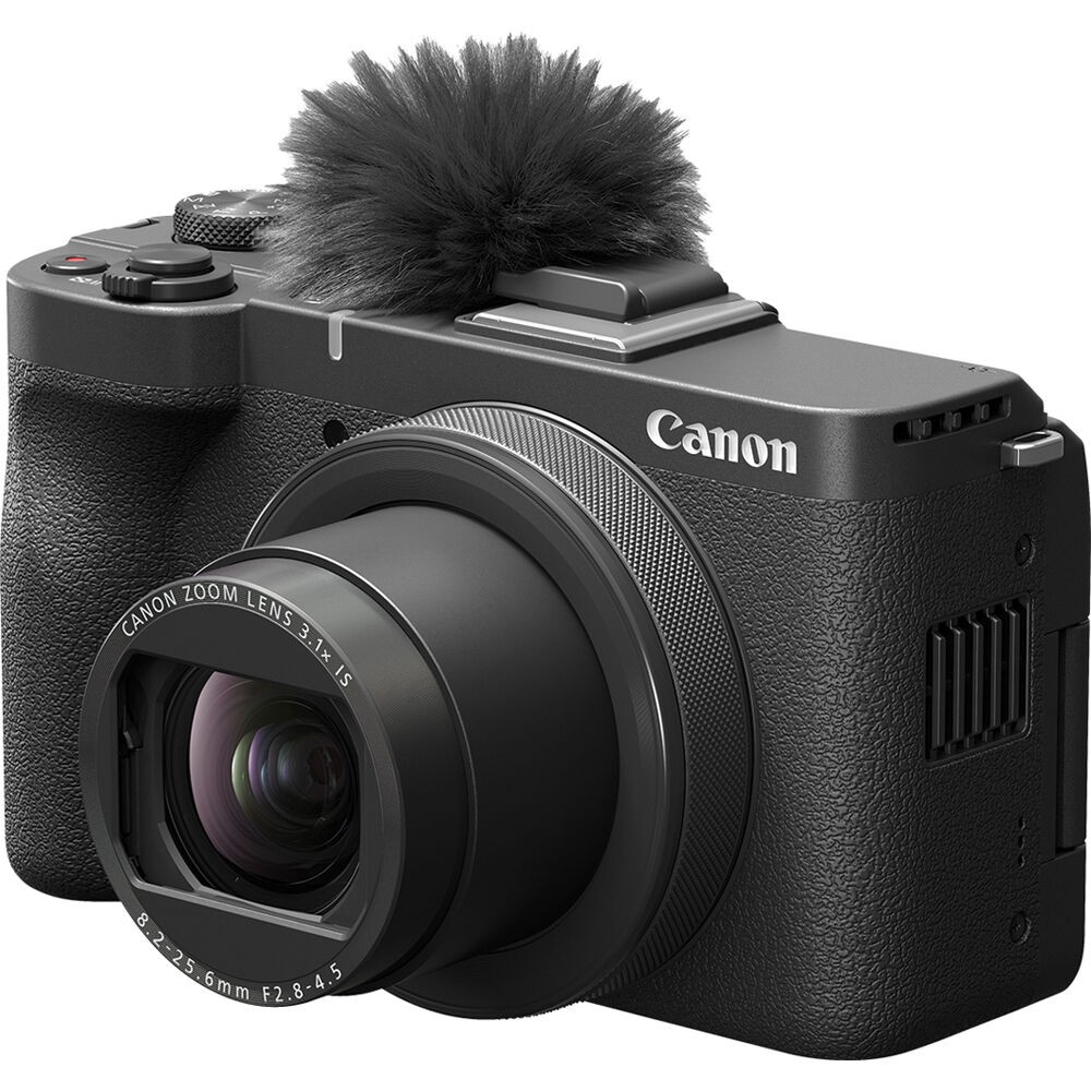Canon PowerShot V1 Digital Camera 6390C001 - 12PC Accessory Bundle