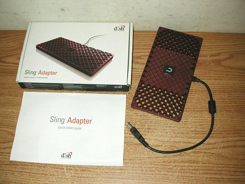 DISH NETWORK RED SLING ADAPTER HOPPER MODEL SB700-100 WITH BOX