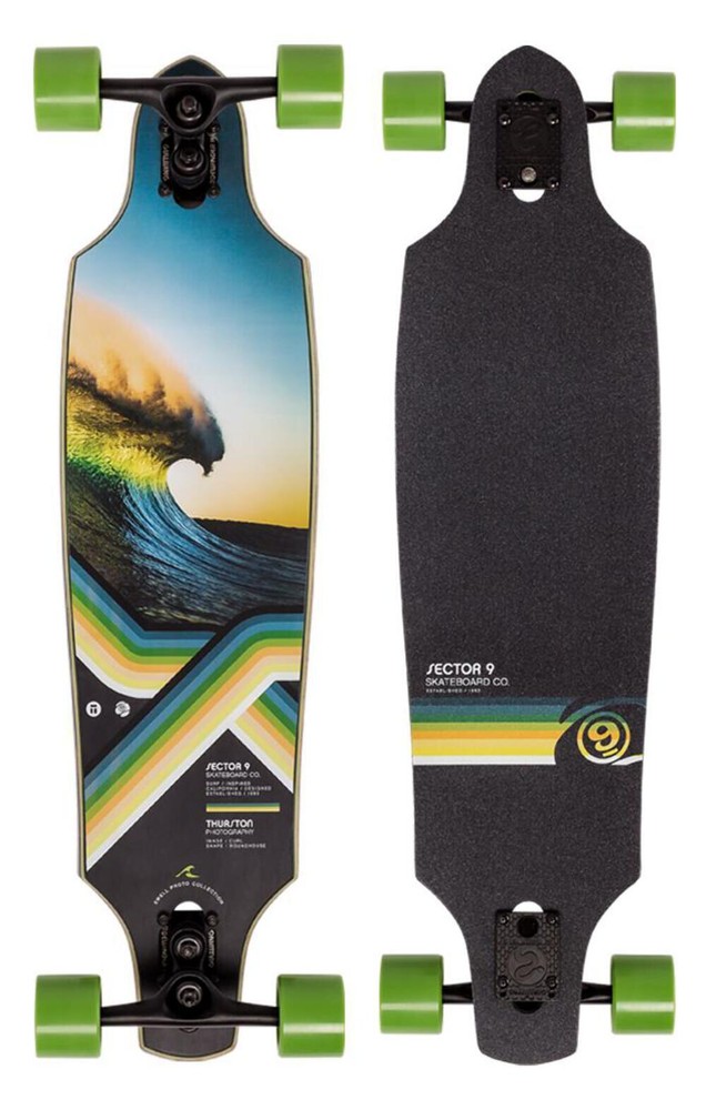 Sector 9 Roundhouse Roll Drop Through Freeride Longboard Complete