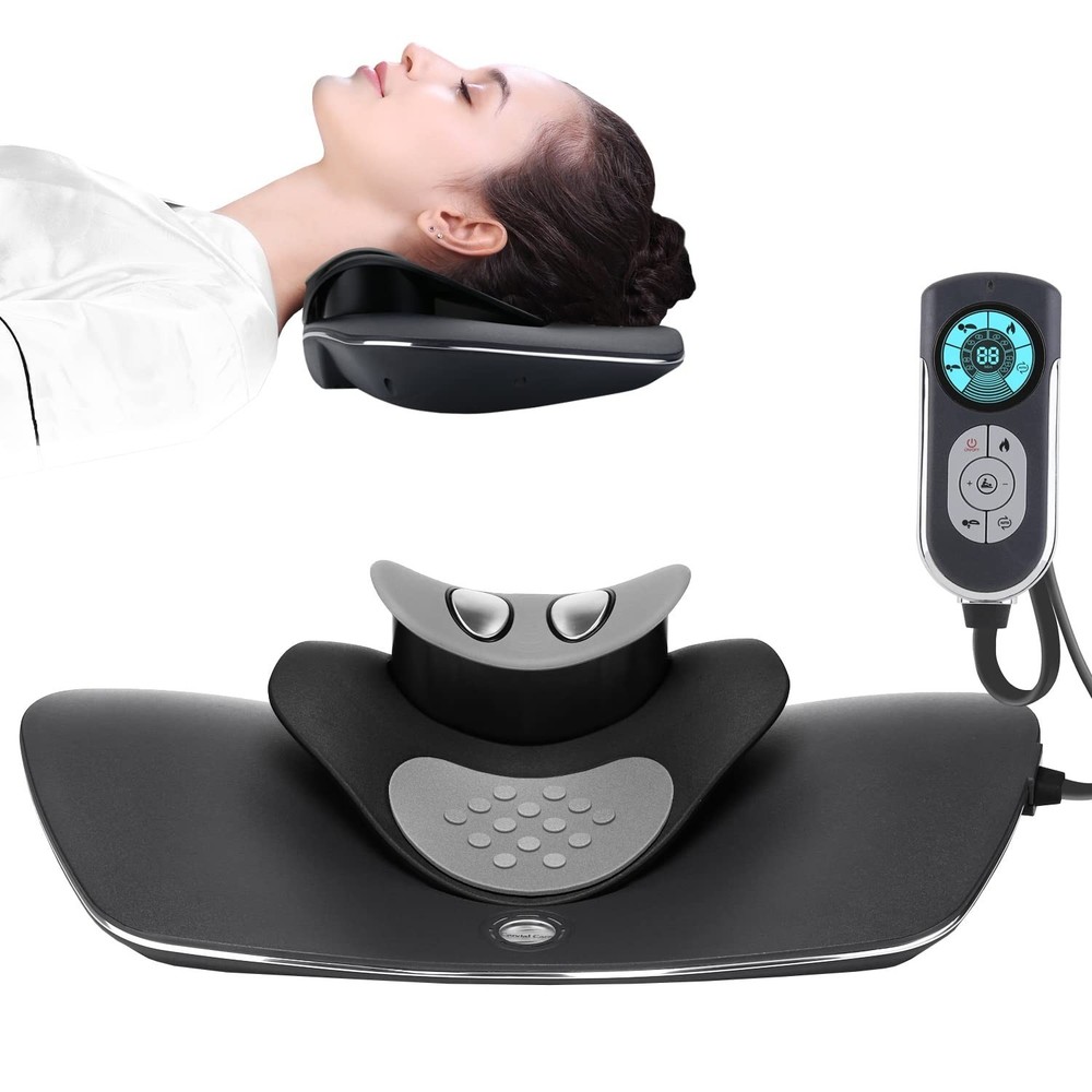 Multi-Functional Cervical Traction Device, Electric Neck Stretcher with Dynam...