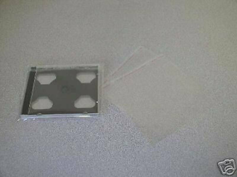 1000 NEW CD CASE POLY SLEEVE W/SEAL, CLEAR