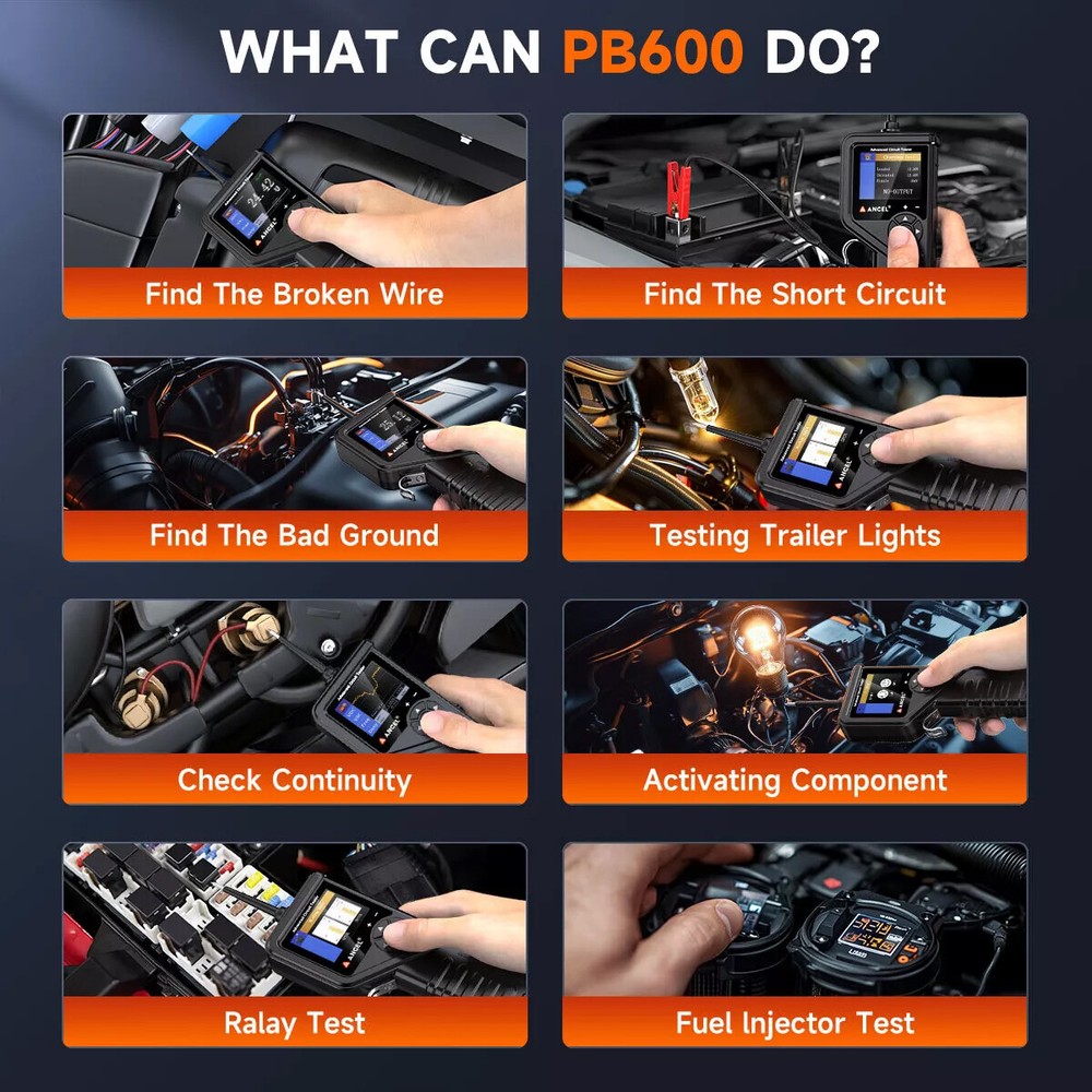 Car Circuit Probe Tester Kit Component Activation & Injector Electrical Tester