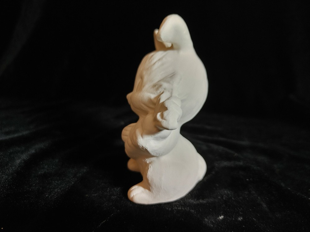 Rabbit with Carrot - Ceramic Bisque Ready to Paint