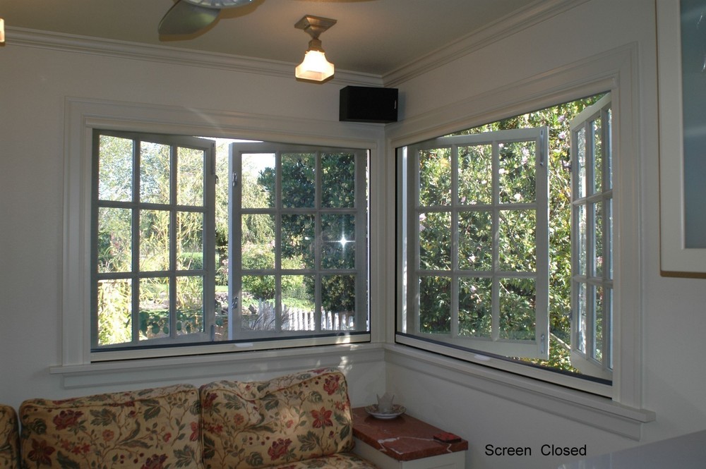 25-36" Wide x 18-24" Tall Retractabl​e Window Screen (Custom Built)