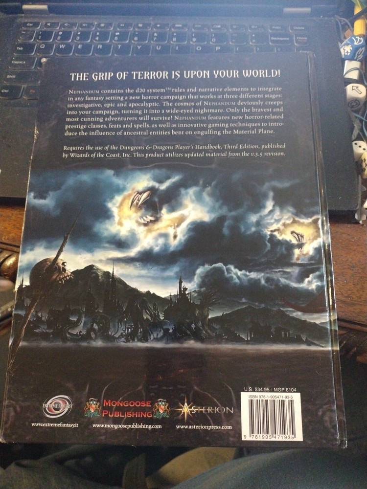 Nephandum Campaign Setting D20 Dungeons And Dragons