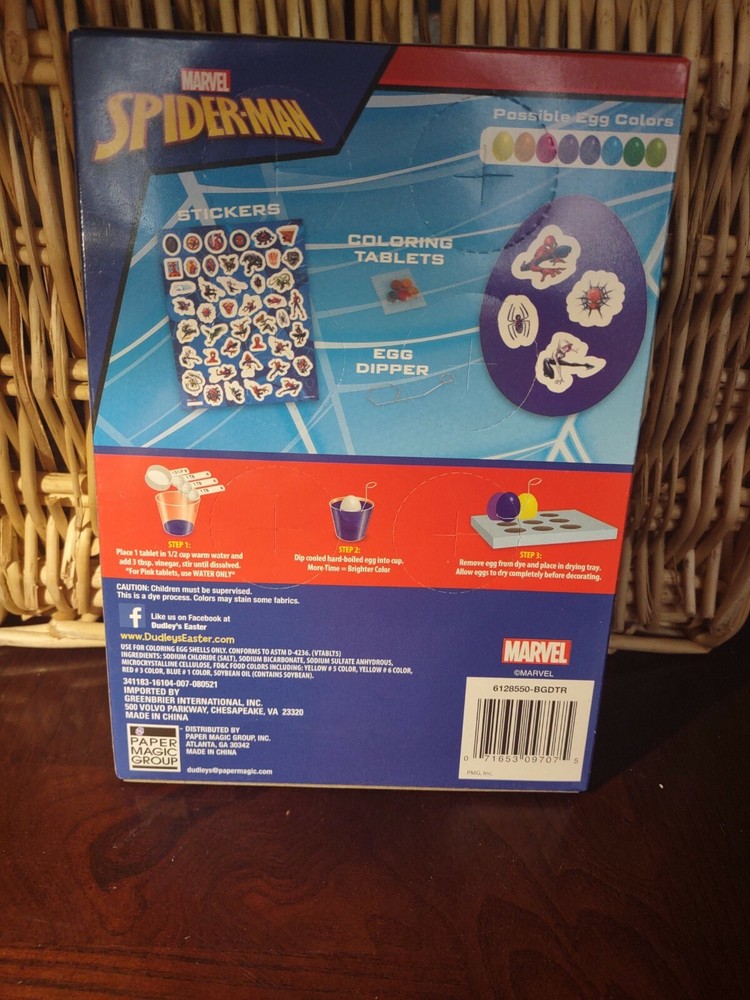 Spiderman Easter Egg Decorating Kit