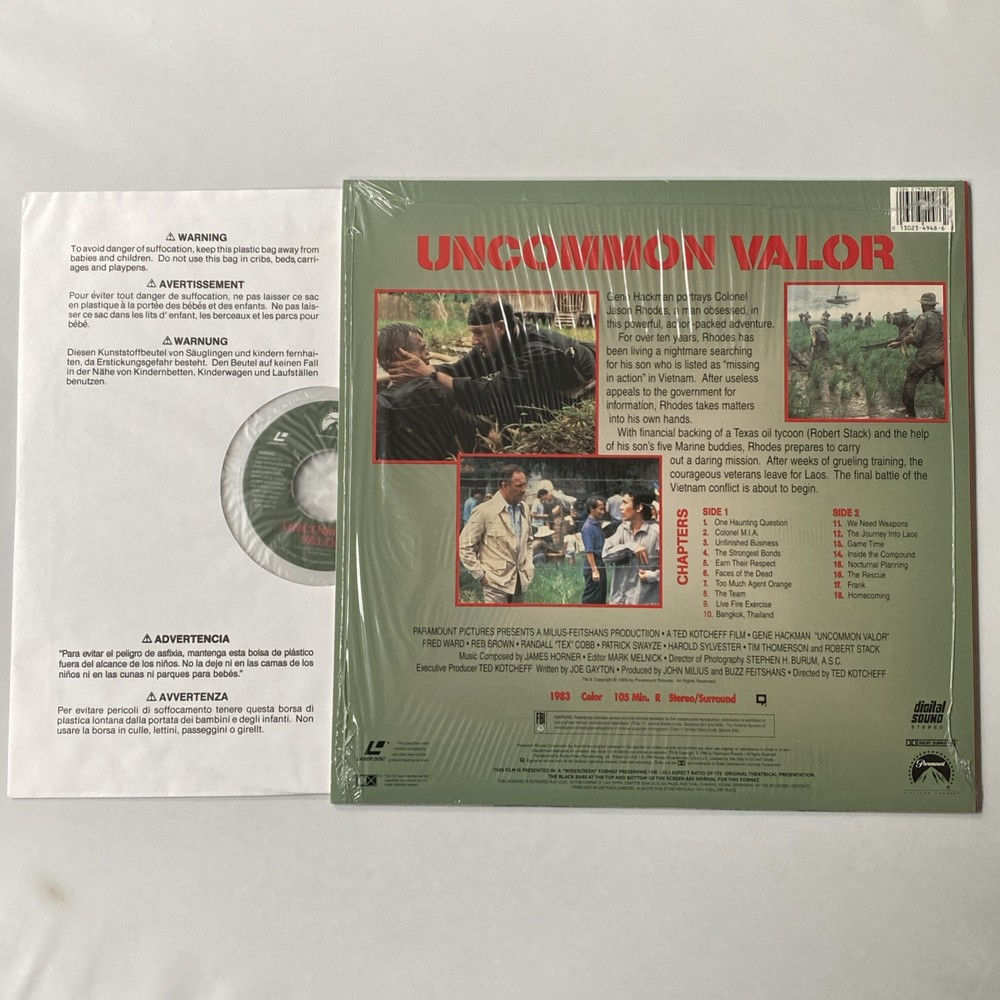Uncommon Valor - 1996 Widescreen Laserdisc