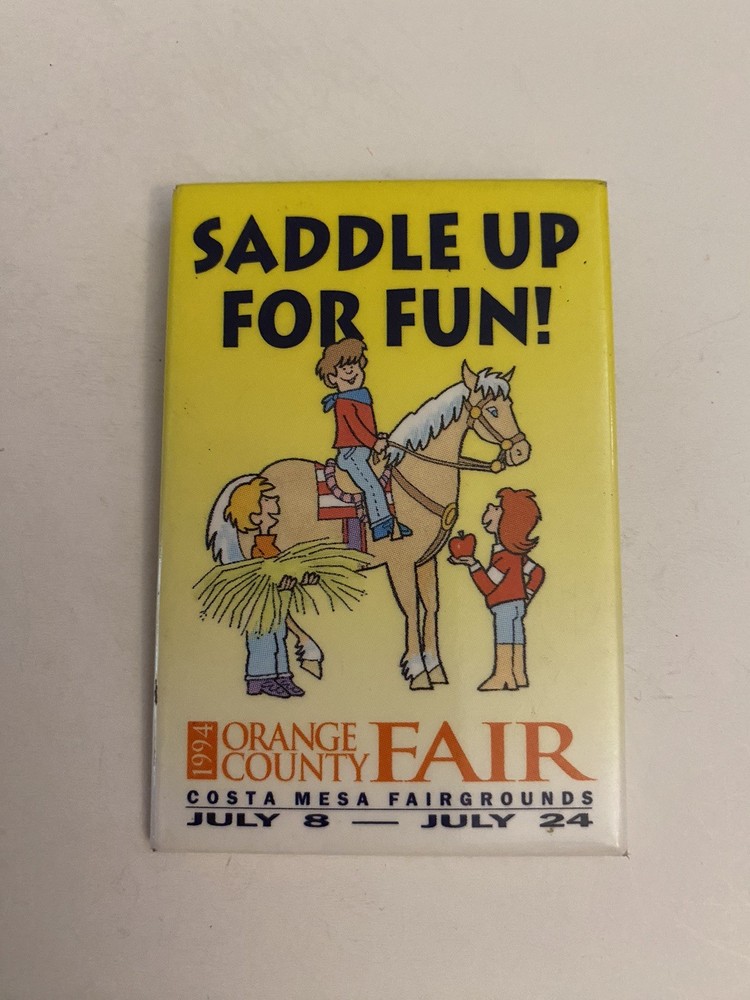 Orange County Fair 1994 Pin Back Button P8