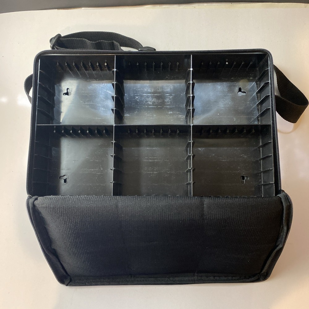 Starite Black Soft 60 Cassette Carrying Case W/ Strap Nylon