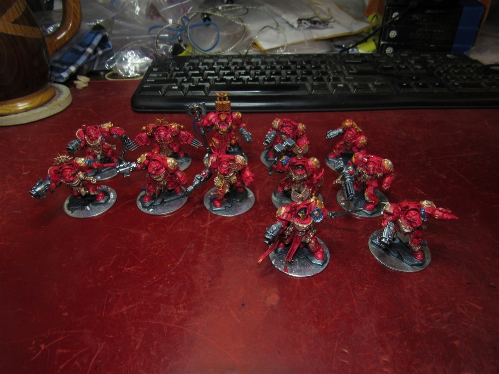 Space Hulk 3rd Edition (2009): Painted Terminators - no Sand Timer