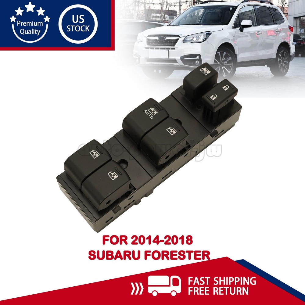 For 2014-2018 Subaru Forester Left Front Master Window Switch Black 83071SG010