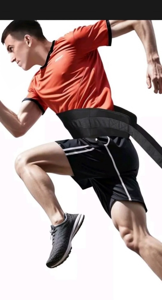 Sled Pulling Belt,Adjustable Sled Training Waist Belt, BELT ONLY