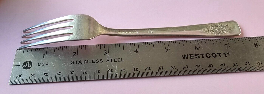 FORK Vintage Rogers & Bros. Silver Plate IS 7.5"