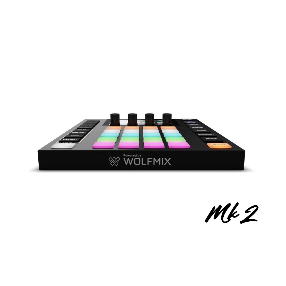 ADJ Wolfmix Mk2 standalone lighting control system w/ Carry Case + Cable Wraps