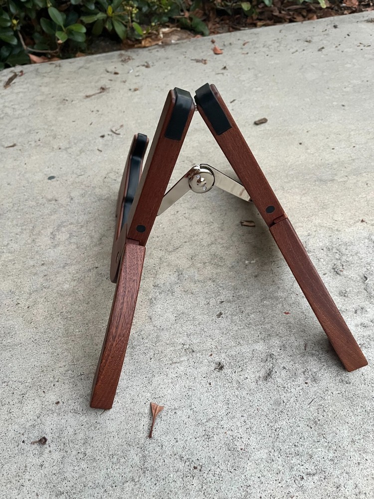 Foldable Guitar Stand Pro-G Solid Sapele