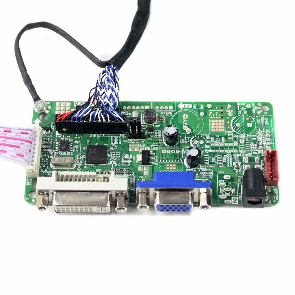 DVI VGA LCD Controller Board For 32" LCD Panel P320HVN01.0 P320HVN01.1