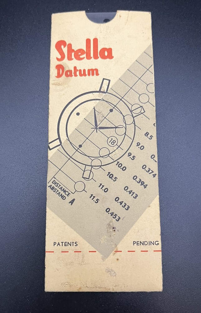 Stella Datum Calendar Glasses Chart