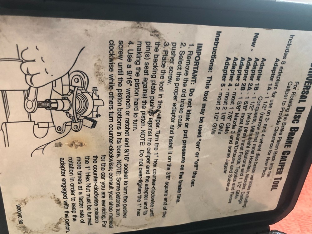 Matco, Mac, Hunter Brake And Wheel Service Tools